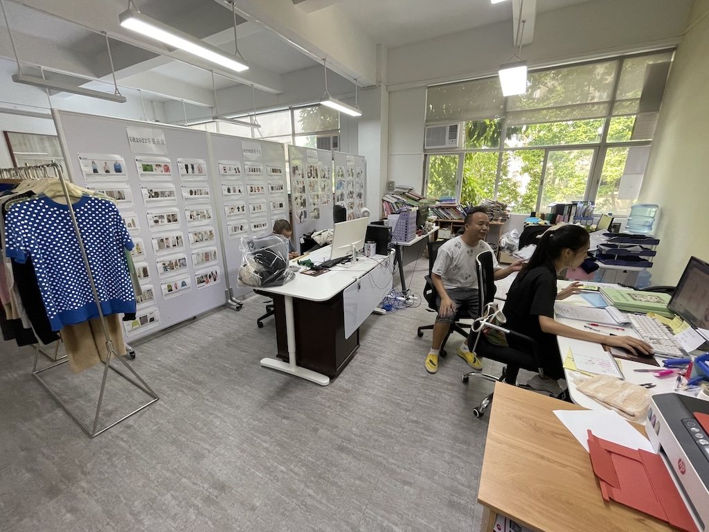 Knitwear design and development team